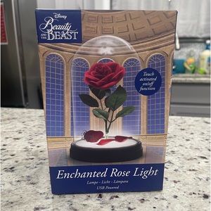 Disney’s Beauty and the Beast Enchanted Rose Light.   Brand New